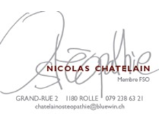 Cabinet d'ostéopathie Nicolas Chatelain, Osteopath, Rolle