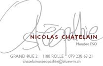 Cabinet d'ostéopathie Nicolas Chatelain