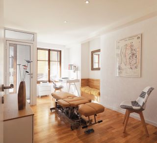 Luc Latapie - Ostéopathie Schönheitsinstitut Chêne-Bourg Wohnzimmer Chêne-Bourg Luc Latapie - Ostéopathie
