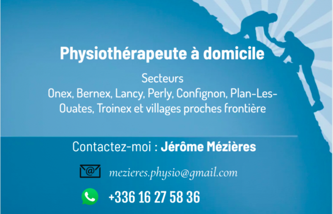 agenda.ch Genève Jérôme Mézières Physiothérapeute - Physio Touch