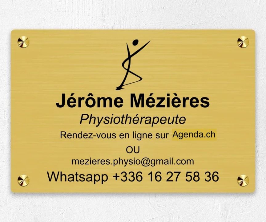 agenda.ch Petit-Lancy Jérôme Mézières Physiothérapeute - Physio Touch