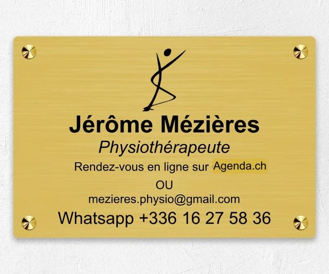 Jérôme Mézières Physiothérapeute - Physio Touch  physiothérapeute Genève Jérôme Mézières Physiothérapeute - Physio Touch  physio Genève