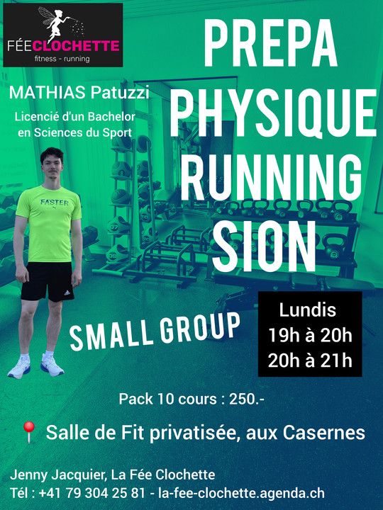 agenda.ch Savièse La Fée Clochette : Personal Trainer