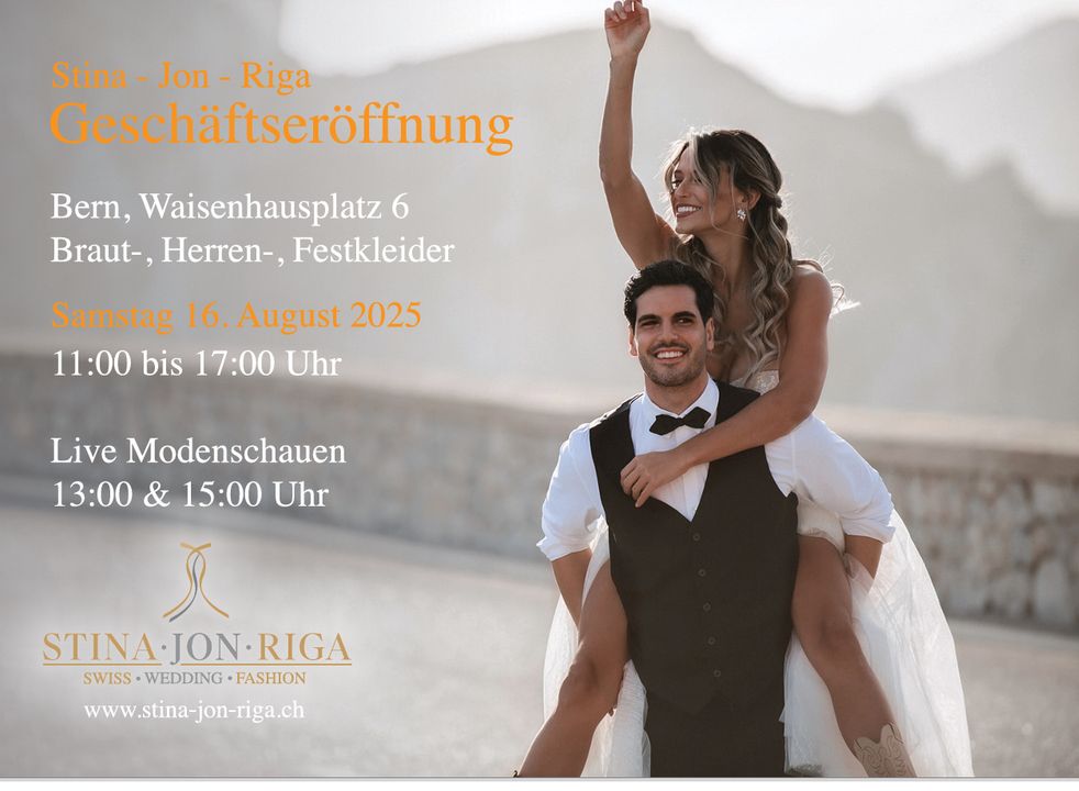 agenda.ch Bern Stina-Jon-Riga | Swiss Wedding Fashion / Bern