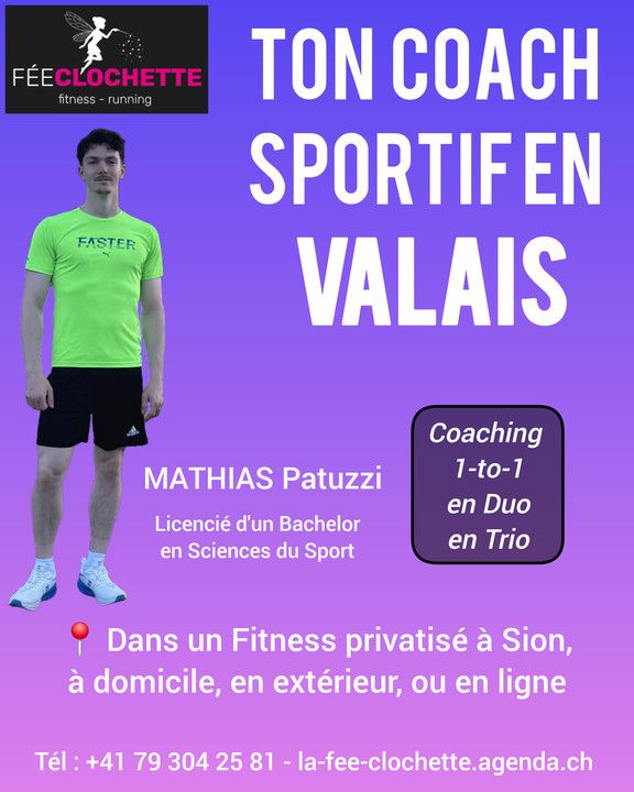 agenda.ch Savièse La Fée Clochette : Personal Trainer