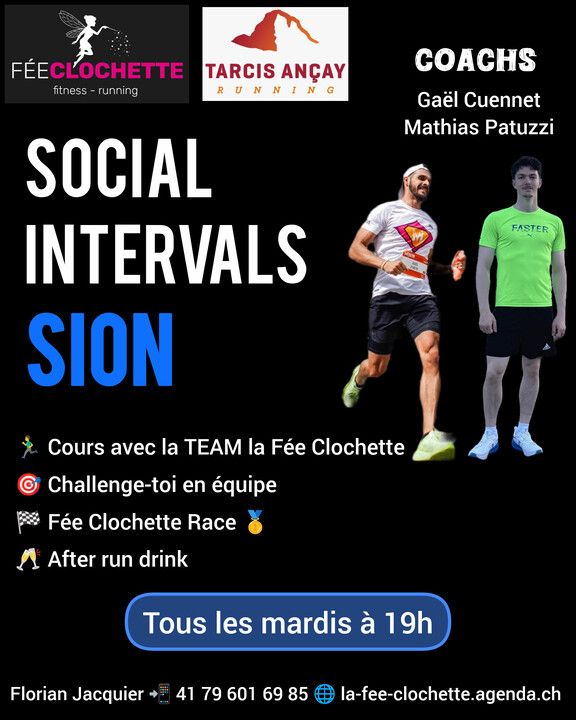 agenda.ch Savièse La Fée Clochette : running specialists