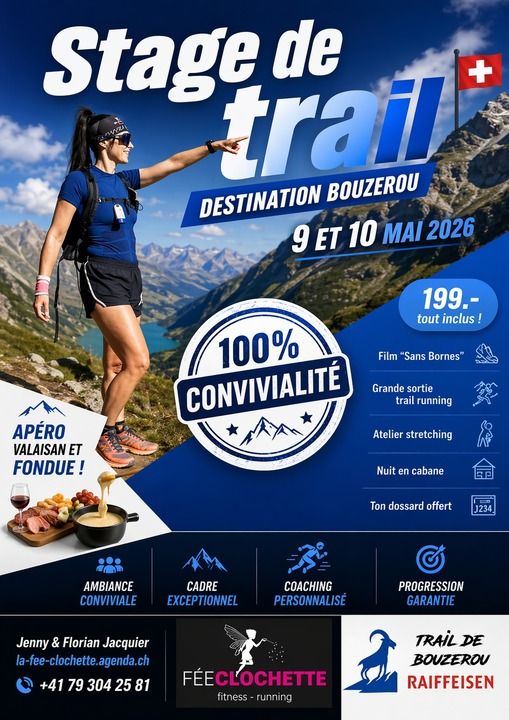 Coaching Savièse La Fée Clochette : running specialists