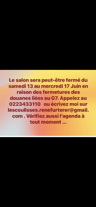 Friseursalon CAROUGE Les coulisses - René Furterer