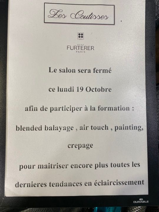 hair salon CAROUGE Les coulisses - René Furterer