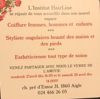 Coiffure HairLine company_image_title_agenda Aigle agenda.ch Aigle Coiffure HairLine