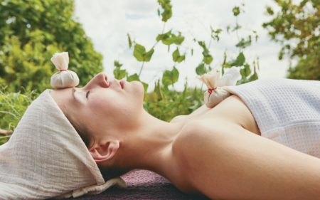 Herbes et fleurs du jardin® à fleur de peau " Soin visage et détente du corps" Douces Angevines